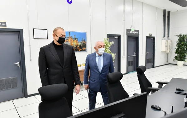 Ильхам Алиев принял участие в открытии энергетического узла "Гобу" - ФОТО