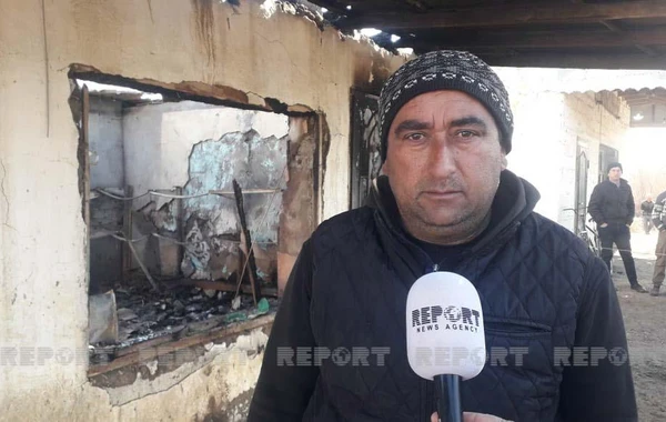 Azərbaycanda mağaza qəsdən yandırıldı - FOTO
