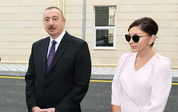 Prezident və xanımı Ağcabədiyə səfər ediblər