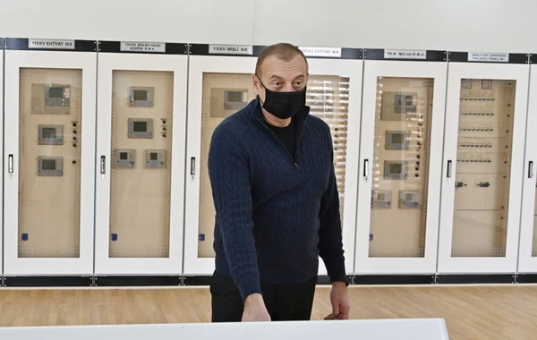 Сдана в эксплуатацию реконструированная 110/35/10-киловольтная подстанция "Агджабеди" - ФОТО