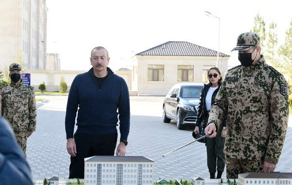 В Агджабеди открыт новый военный городок Внутренних войск МВД - ФОТО