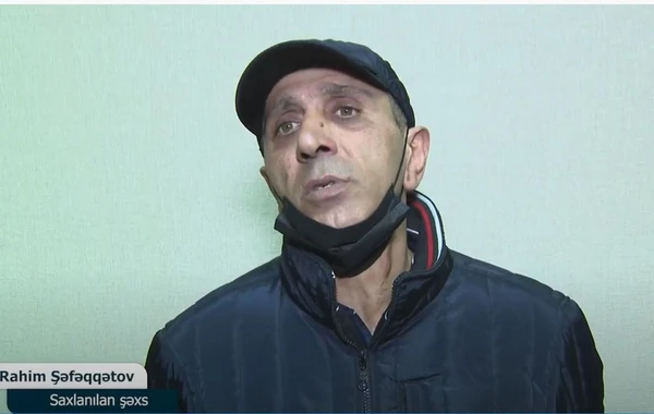 Bakıda keçmiş məhkum “Kalaşnikov”la saxlanıldı - VİDEO