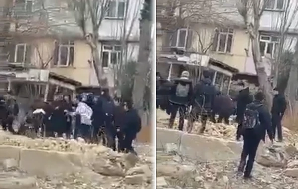 Şagirdlər arasında kütləvi dava ilə bağlı araşdırmalara başlandı - YENİLƏNİB - VİDEO