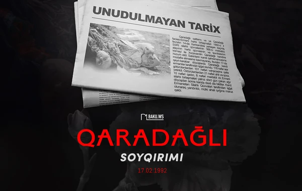 Qaradağlı soyqırımından 30 il ötür
