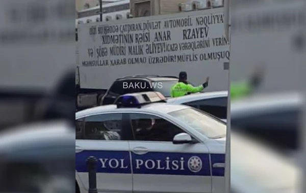 Bakıda TIR-ların bağladığı yollar açıldı - AÇIQLAMA