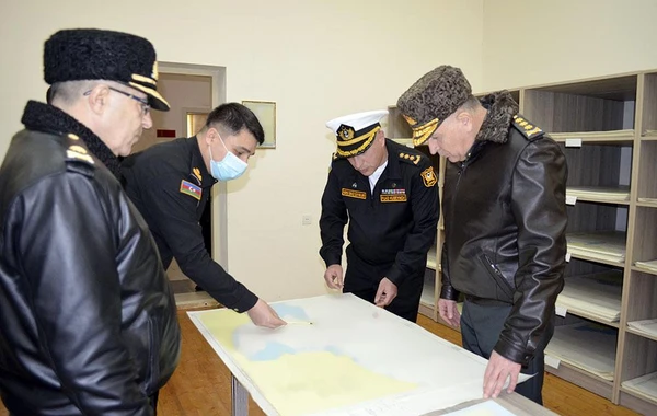 Kərim Vəliyev Hərbi Dəniz Qüvvələrində qəfil yoxlama keçirdi - FOTO/VİDEO