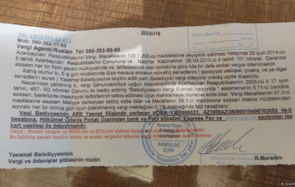 Bakının bu rayonundakı binaların sakinlərindən 28 AZN pul yığılır - SƏBƏB - FOTO