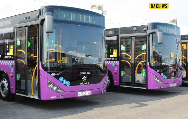 Bakıya AVRO-6 standartlı CNG avtobusları gətirilib - FOTO