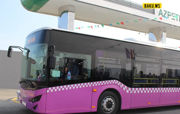 Bakıya AVRO-6 standartlı CNG avtobusları gətirilib - FOTO
