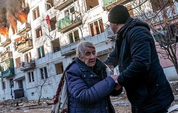 "Klon"un aktrisası Hadedən Ukraynadakı müharibəyə etiraz - FOTO