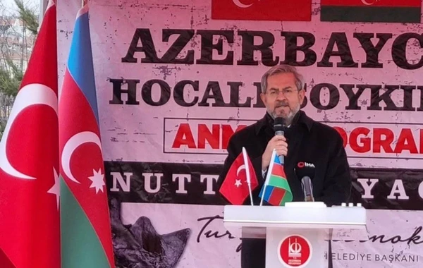 Ankarada Xocalı abidəsi ucaldıldı - FOTO