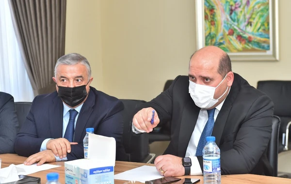 Ağdam şəhərinin içməli su və tullantı su sistemlərinin yenidən qurulması işlərinə başlanılıb (FOTO)