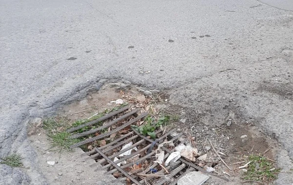 Xətai rayonunun biabırçı yolları - FOTO