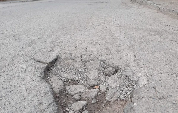 Xətai rayonunun biabırçı yolları - FOTO
