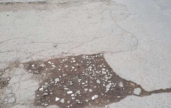 Xətai rayonunun biabırçı yolları - FOTO