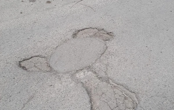 Xətai rayonunun biabırçı yolları - FOTO