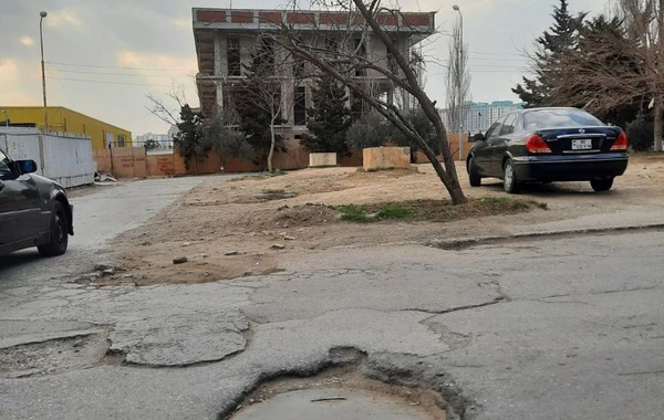 Xətai rayonunun biabırçı yolları - FOTO