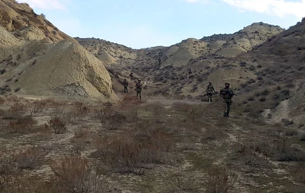 Azərbaycan Ordusunun hərbi hissəsində taktiki təlim keçirilib - FOTO