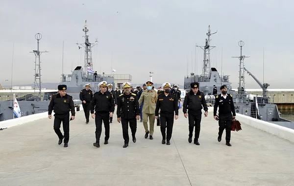 Pakistanın nümayəndə heyəti Azərbaycan Hərbi Dəniz Qüvvələrində olub