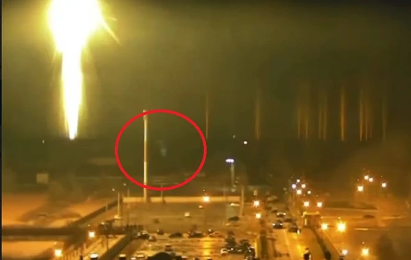 Ukrayna AES-in raketlə VURULMA ANI - VİDEO