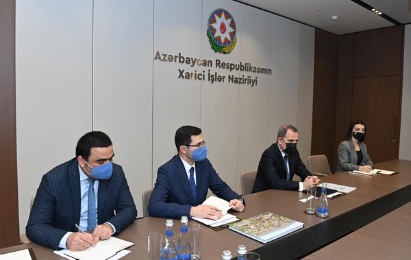 Ceyhun Bayramov BMT-nin Kapitalın inkişafı fondunun icraçı direktoru ilə görüşüb - FOTO