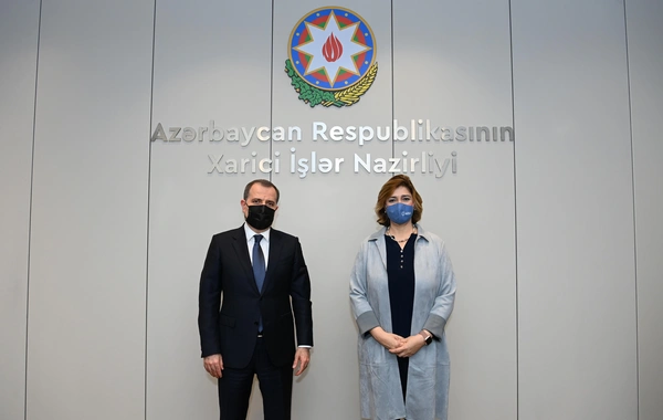 Ceyhun Bayramov BMT-nin Kapitalın inkişafı fondunun icraçı direktoru ilə görüşüb - FOTO