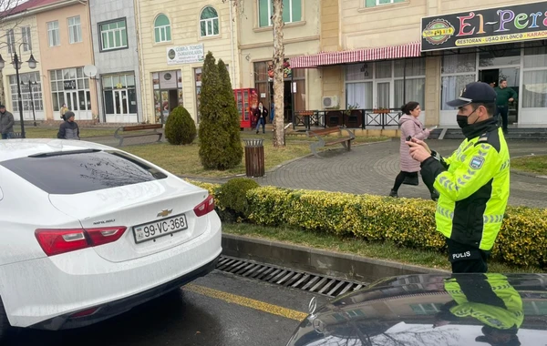 Balakəndə qayda pozan 20 sürücü cərimələnib - FOTO