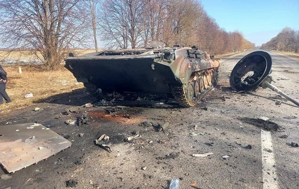 Ukrayna ordusu Qostomeli geri alıb - FOTO