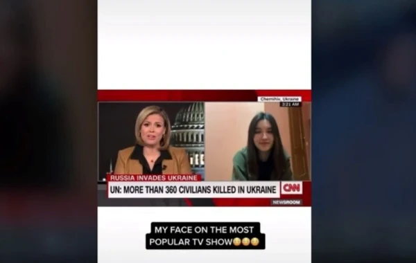 Ukraynalı yeniyetmə sığınacaqdakı görüntüləri ilə məşhurlaşdı - FOTO