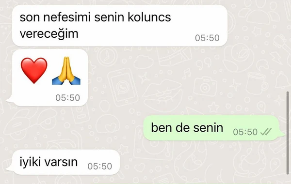 Aparıcı öldürülən əri ilə mesajlarını paylaşdı - FOTO
