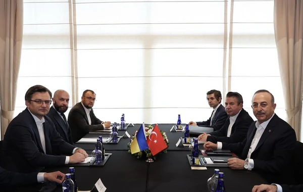 Türkiyə və Ukrayna XİN başçıları arasında görüş olub - VİDEO - YENİLƏNİB