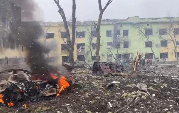 Mariupolda uşaq xəstəxanasına hava hücumu zamanı ölənlərin sayı AÇIQLANDI