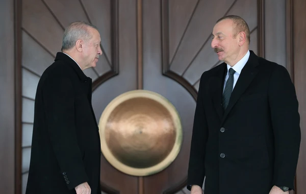 Azərbaycan və Türkiyə prezidentləri Çankaya Köşkündə görüşdülər - FOTO