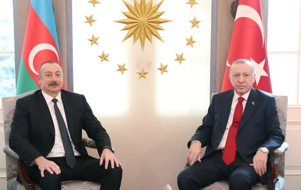 Azərbaycan və Türkiyə prezidentləri Çankaya Köşkündə görüşdülər - FOTO