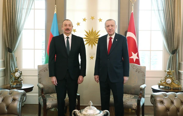 Azərbaycan və Türkiyə prezidentləri Çankaya Köşkündə görüşdülər - FOTO