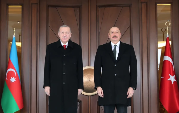 Azərbaycan və Türkiyə prezidentləri Çankaya Köşkündə görüşdülər - FOTO