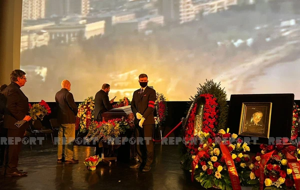 Moskvada Rüstəm İbrahimbəyovla vida mərasimi keçirilib - FOTO