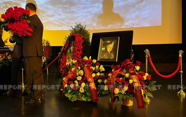 Moskvada Rüstəm İbrahimbəyovla vida mərasimi keçirilib - FOTO