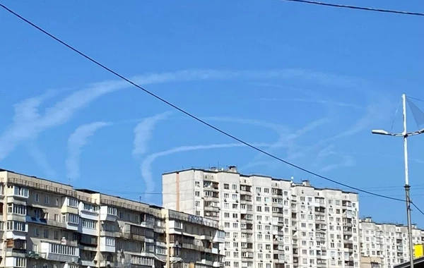 Kiyev səmasında Rusiyanın qanadlı raketi vuruldu - FOTO