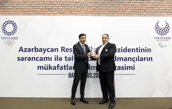 Azərbaycanın tanınmış idmançıları mükafatlandırılıb - FOTO