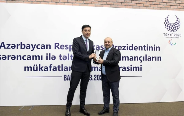 Azərbaycanın tanınmış idmançıları mükafatlandırılıb - FOTO