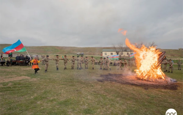 “Nar” Novruz bayramını azad edilmiş ərazilərdə əsgərlərlə qeyd etdi - FOTO/VİDEO