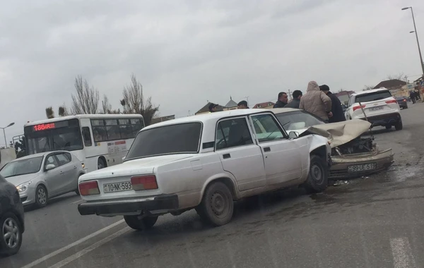 Sabunçu-Zabrat yolunda ağır qəza - Yaralılar var