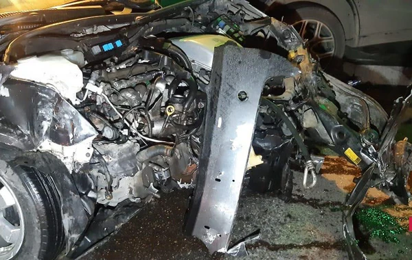 В Баку столкнулись три автомобиля, есть пострадавшие - ВИДЕО