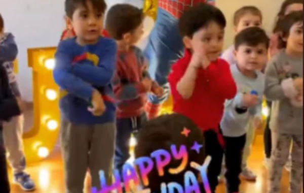 Fərda Xudaverdiyev oğlunun 4 yaşını belə qeyd etdi - FOTO