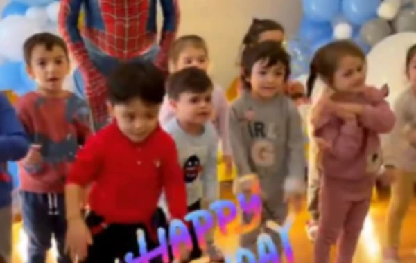Fərda Xudaverdiyev oğlunun 4 yaşını belə qeyd etdi - FOTO