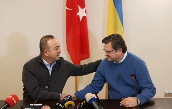 Türkiyə və Ukrayna XİN başçılarının görüşü olub
