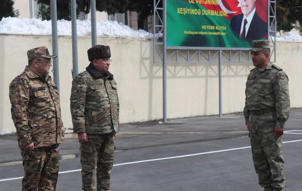 Hərbi Prokurorluğun nümayəndələri hərbi hissələrdə olublar - FOTO