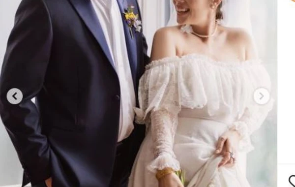 Aktrisa anasının gəlinliyini geyindi - FOTO