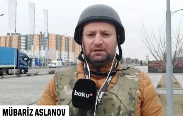 Baku TV əməkdaşı Ukraynadan xəbər verir - VİDEO